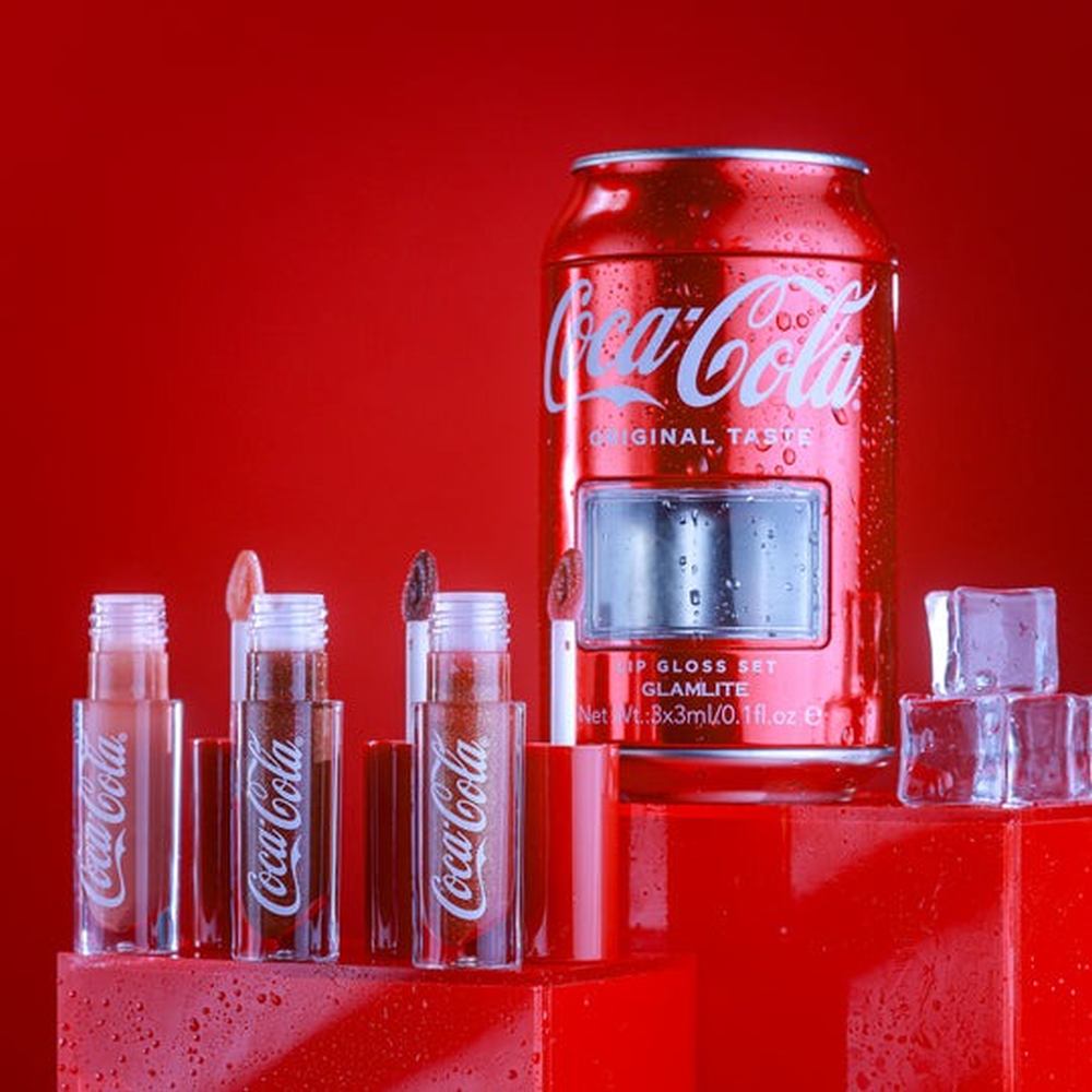 Coca-Cola x Glamlite Original Set lipgloss - Multicolours